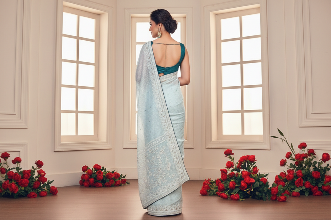 Graceful Delight-Organza Saree