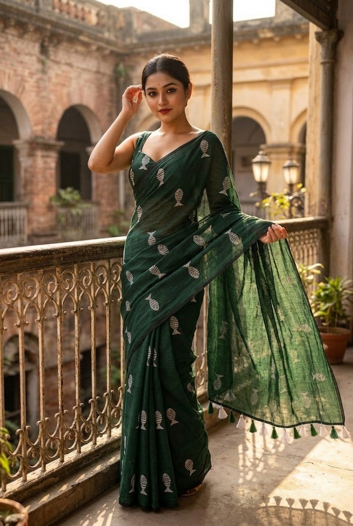 Sagarika Mul Cotton Saree