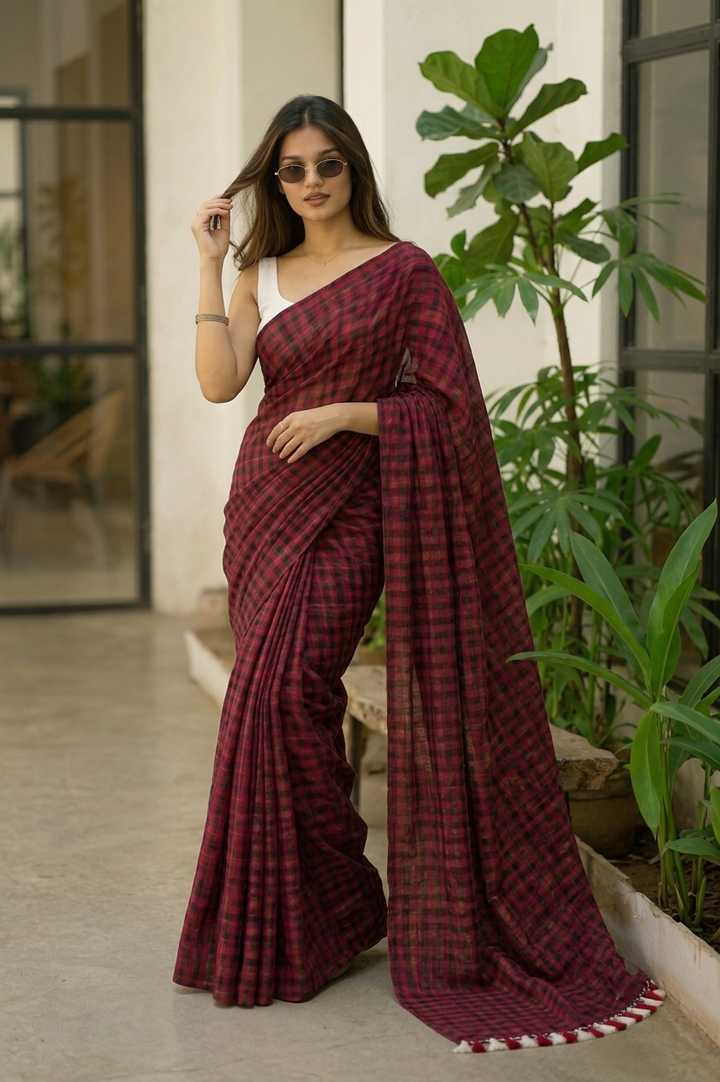 Anuradha Mul Cotton Saree