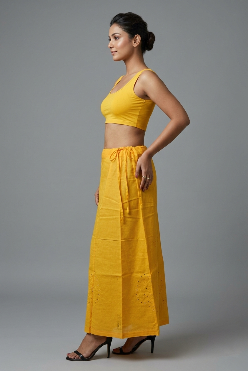 Standard Fit- Chikankari Work Underskirt (Petticoat )