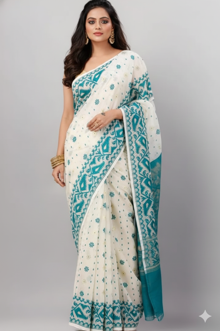 Subarna Jhilik Dhakai Jamdani Saree