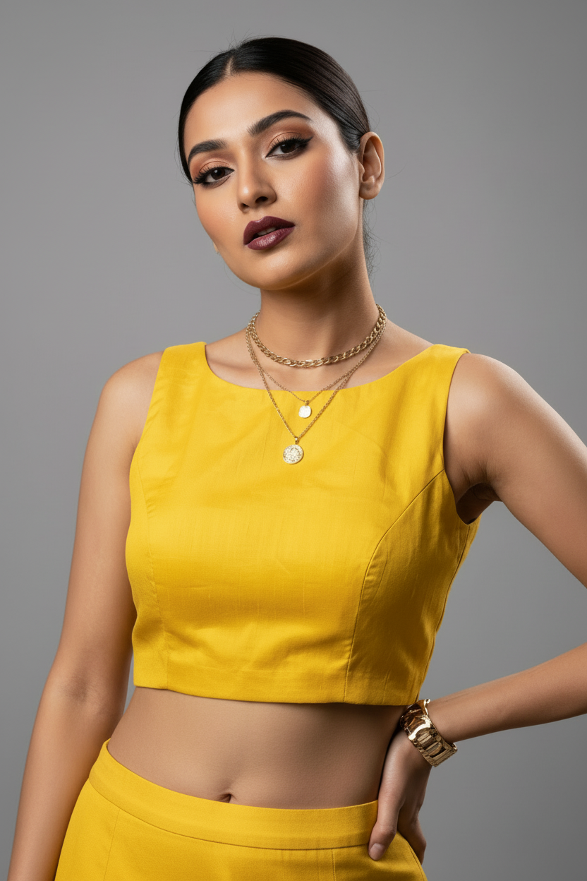 Classic Color Pop (Fancy Designer Blouse)