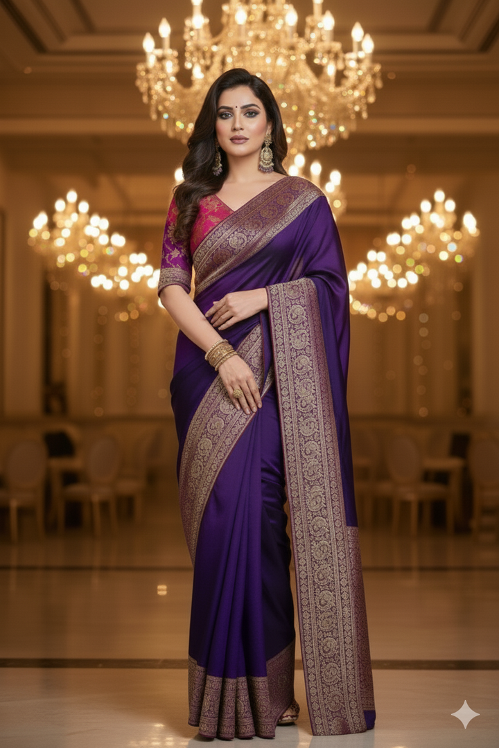 Anokhi - Designer  Banarasi Dola Silk Saree