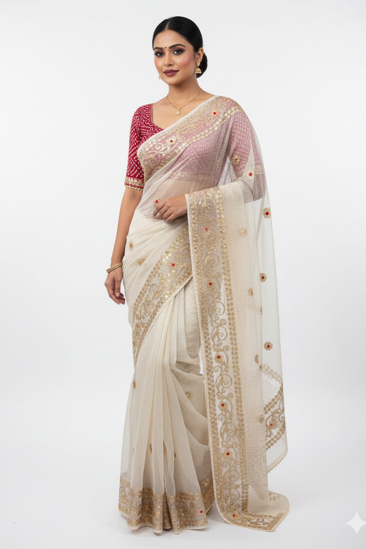 Rani Hamsa Kota Saree