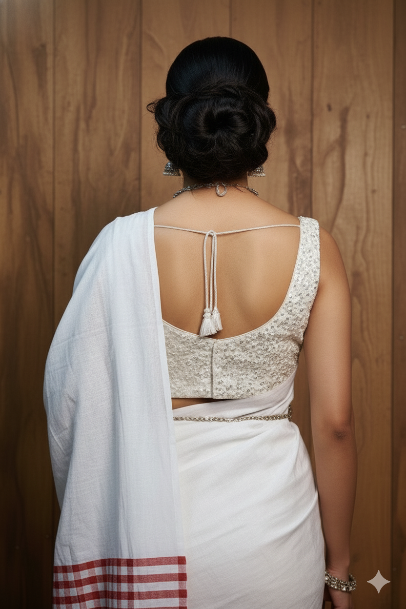 Bengal Storm Khadi Cotton Saree