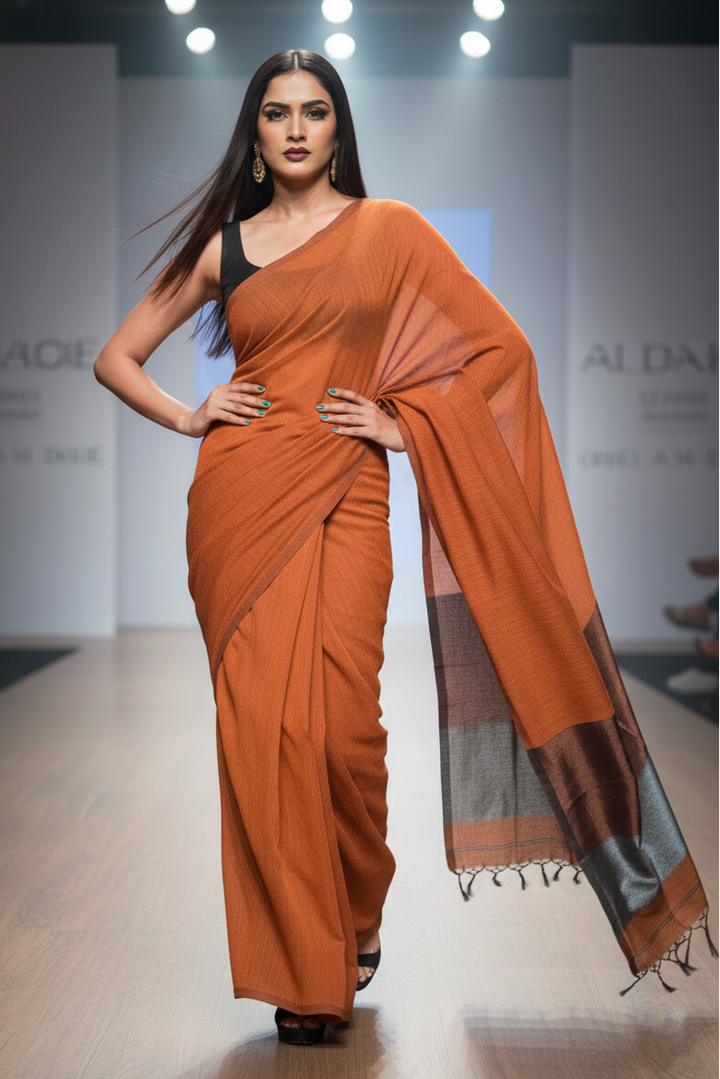 Heritage Loom - Bengal Khadi Cotton Saree