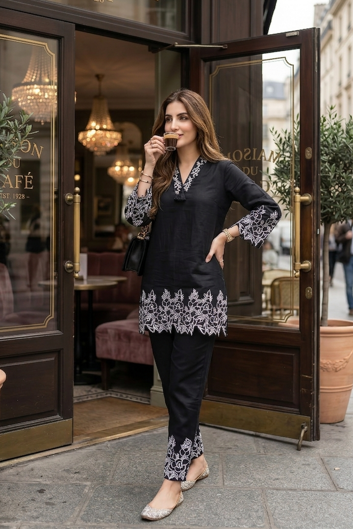 Accord Smarty Co-Ord Set(Black)