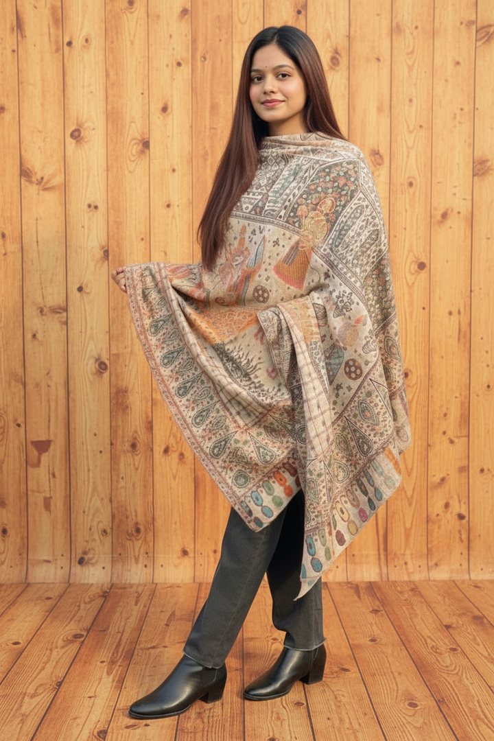 Snowsoft Pure Shawl Collection [ Grey]