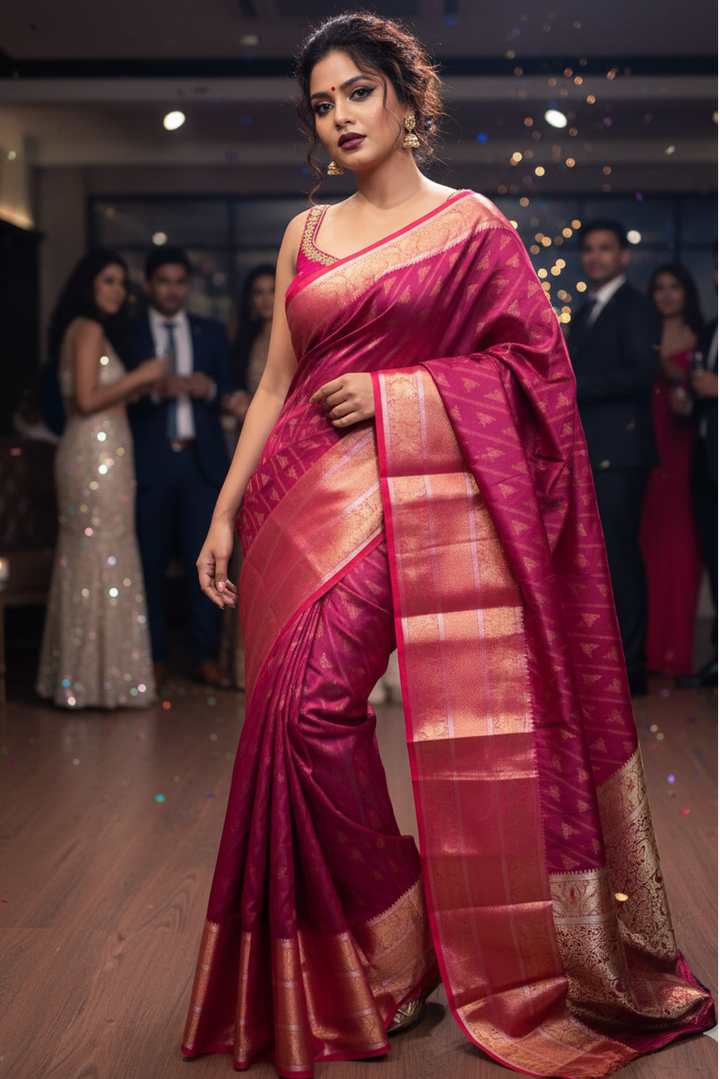 Life Of Party-Banarasi Silk Saree