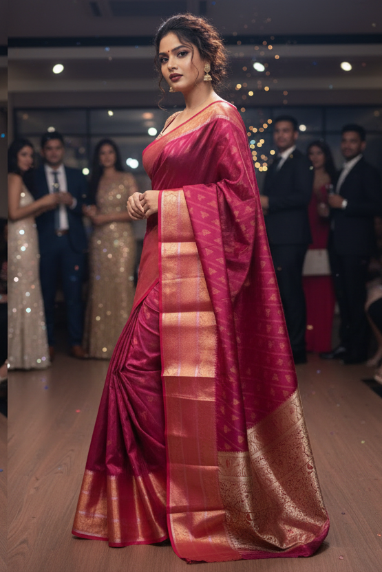 Life Of Party-Banarasi Silk Saree