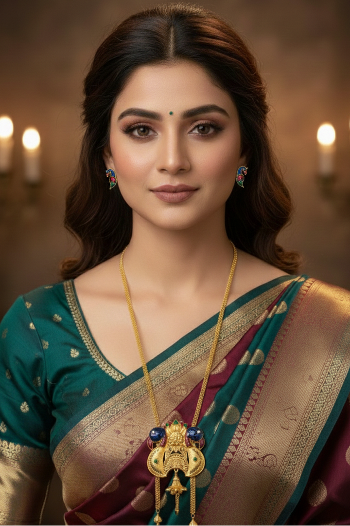 Peacock Duo-Tie Chain Set