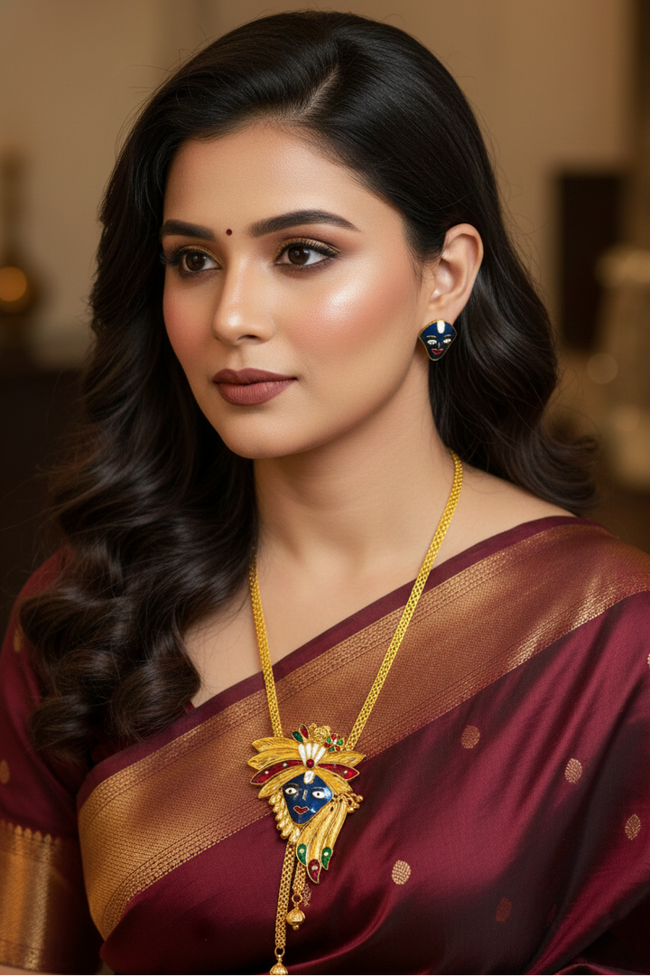 Murli Manohar(मुरली मनोहर)- Gold Plated Jewellery Set