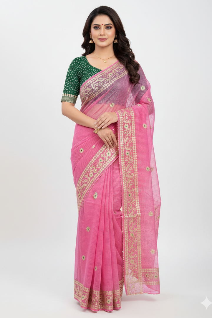 Rani Hamsa Kota Saree