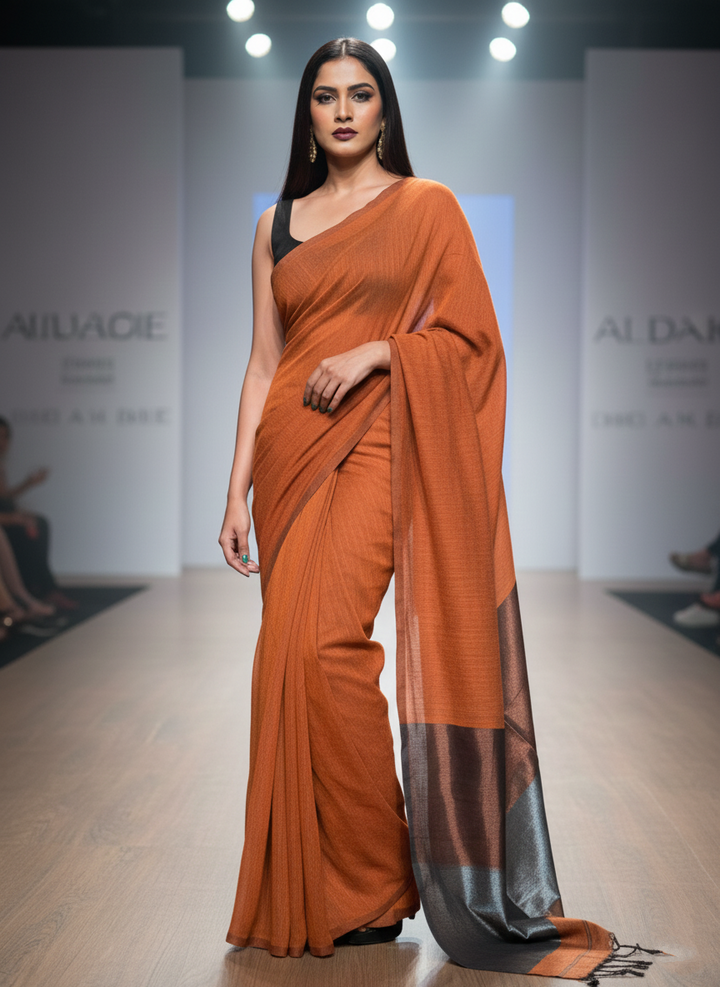 Heritage Loom - Bengal Khadi Cotton Saree