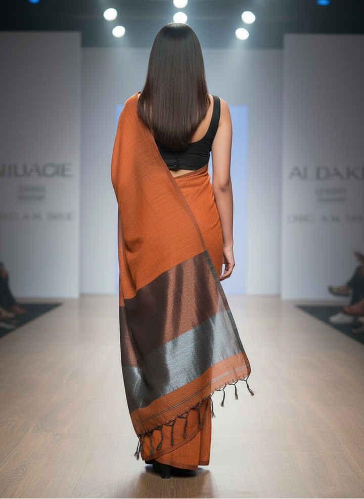 Heritage Loom - Bengal Khadi Cotton Saree