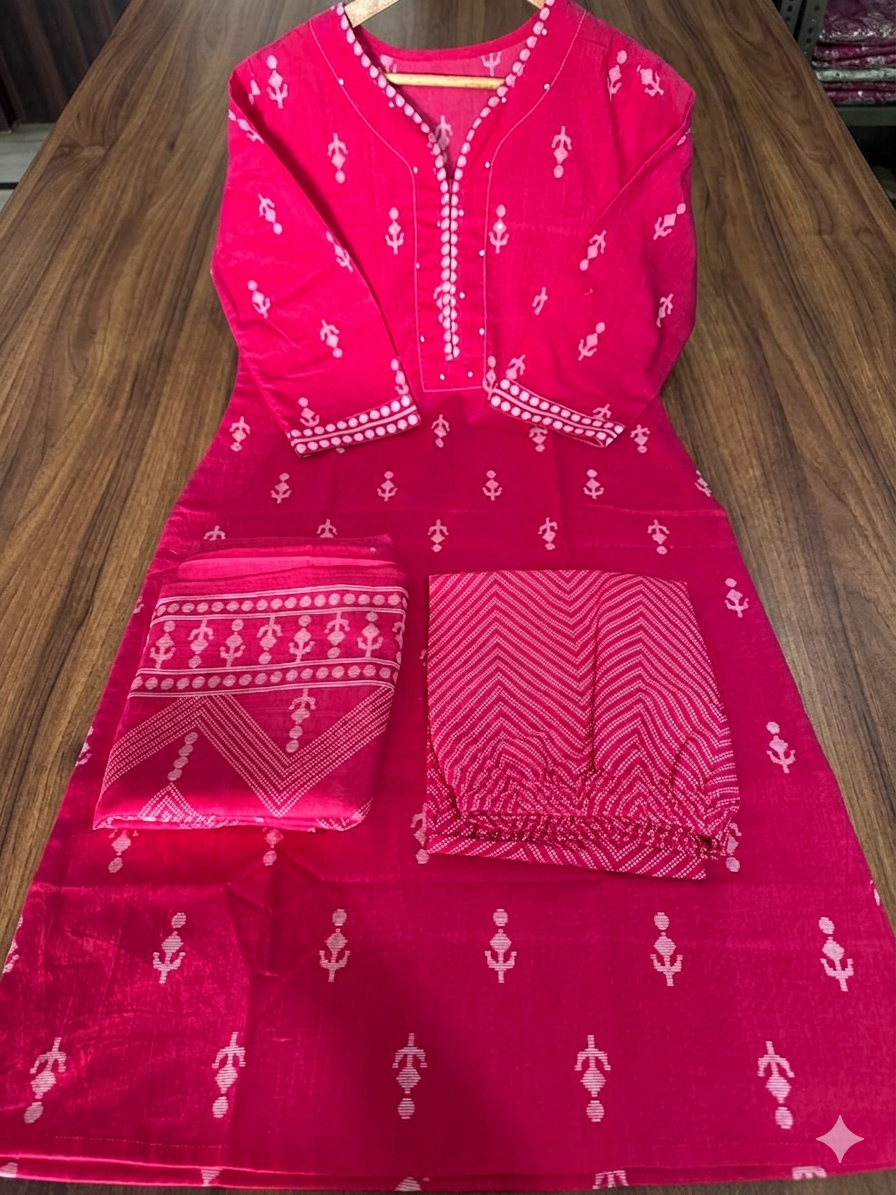 First Choice-Special Cotton Kurti Set
