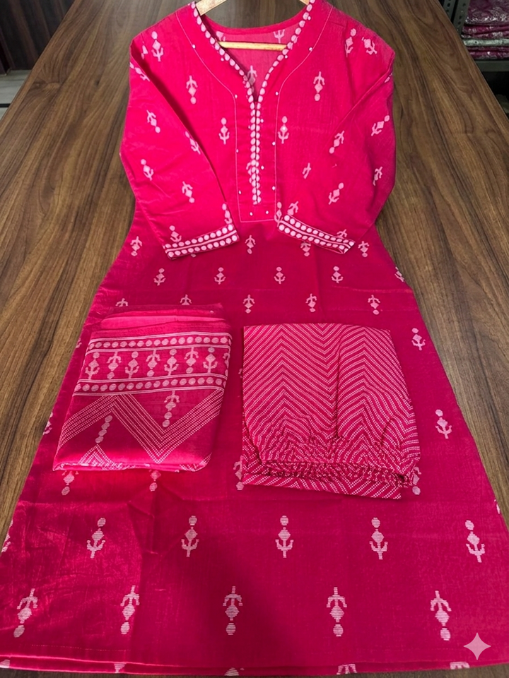 First Choice-Special Cotton Kurti Set