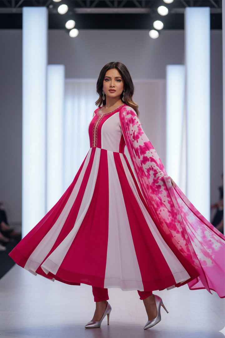 Glamour Touch Fancy Silk Gown