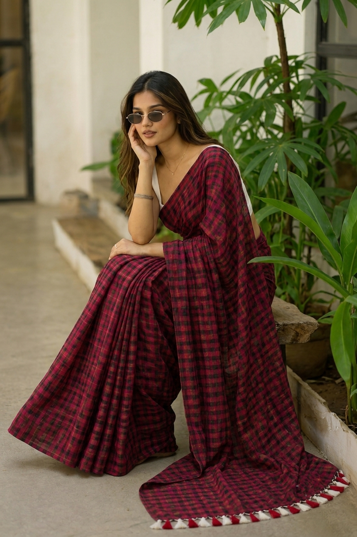 Anuradha Mul Cotton Saree