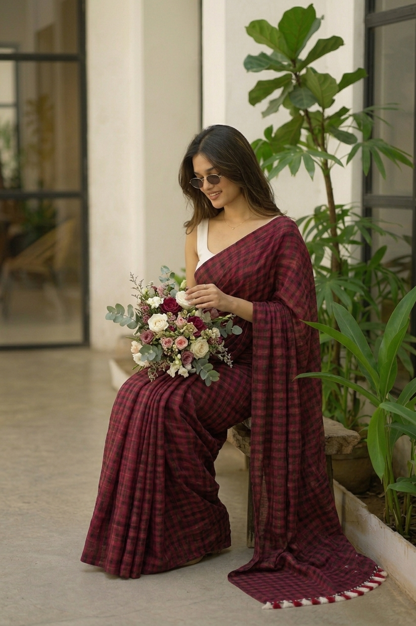 Anuradha Mul Cotton Saree