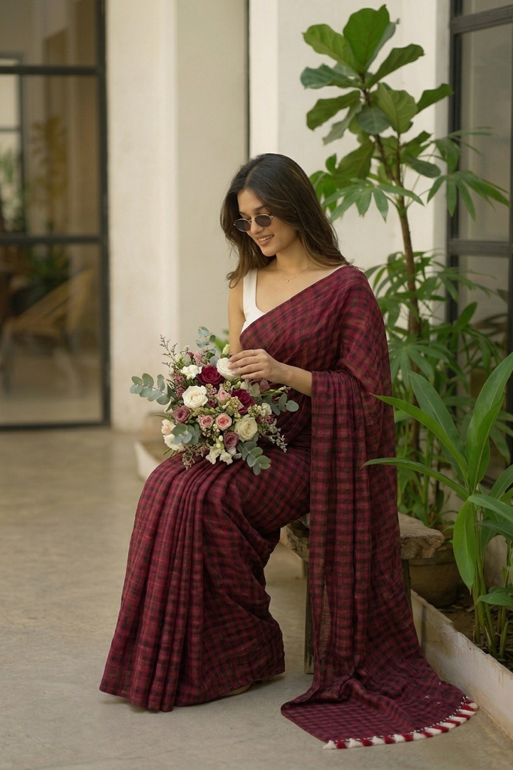 Anuradha Mul Cotton Saree
