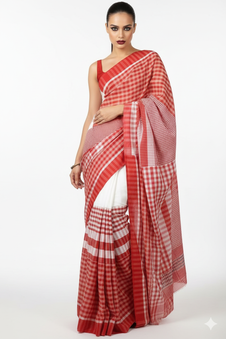 Beautiful In Stripe Cotton Saree