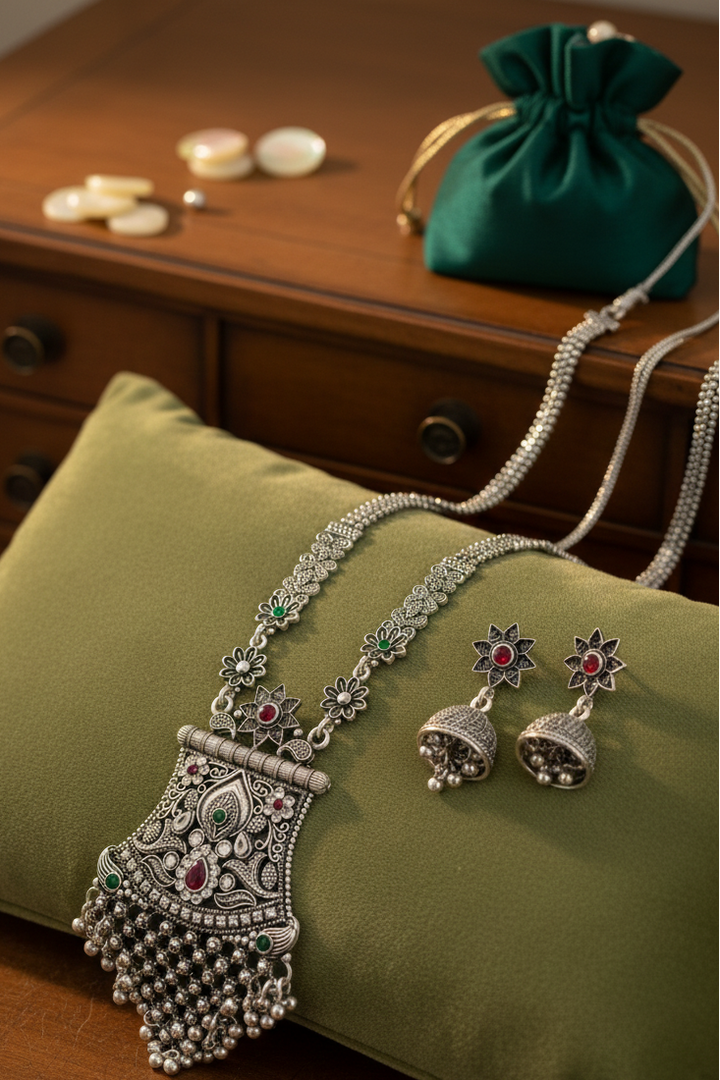 Way too Far - Oxidized Necklace Set