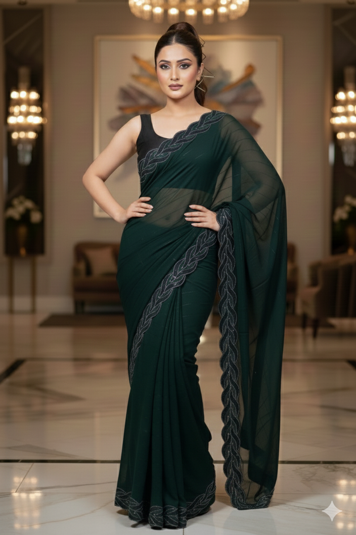 The Georgette Carnival( Saree)