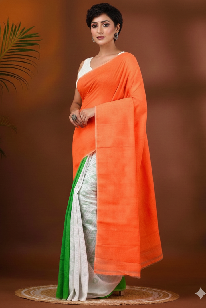 Independence Day Saree