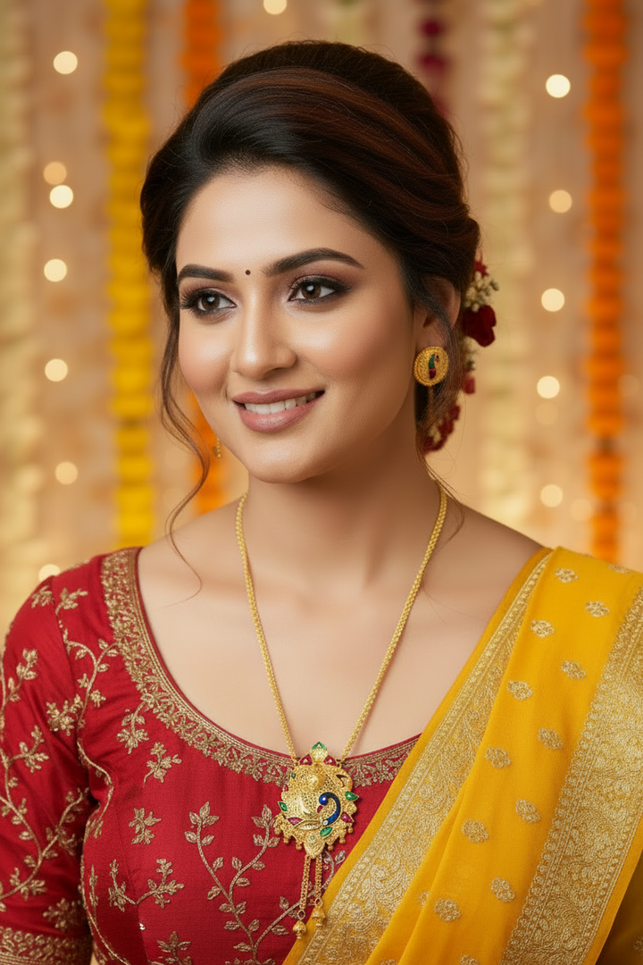 Mor pankh (मोर पंख) -Gold Plated Jewellery Set