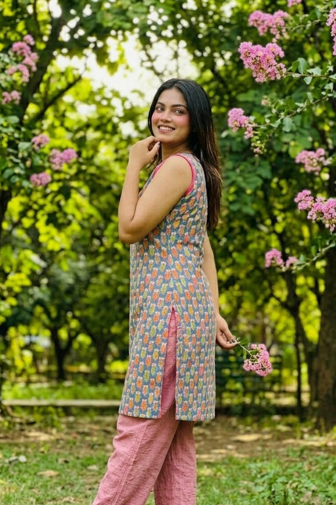 Fortune Favors-Cotton Kurti