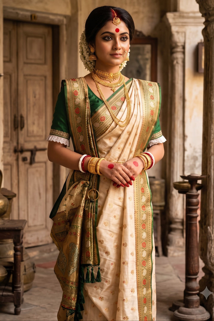 Zarika Semi Tussar Silk Saree