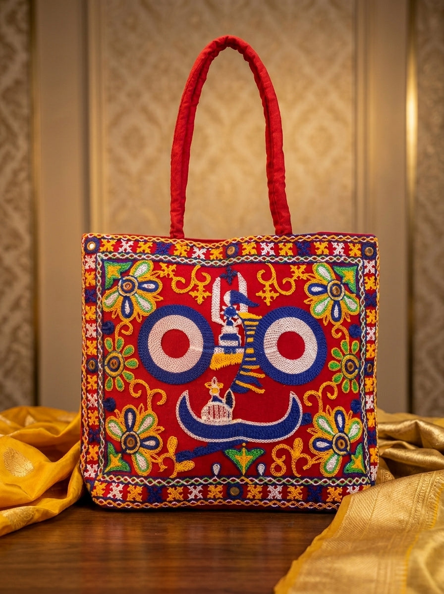 Rath Katha- Embroidered Tote Bag