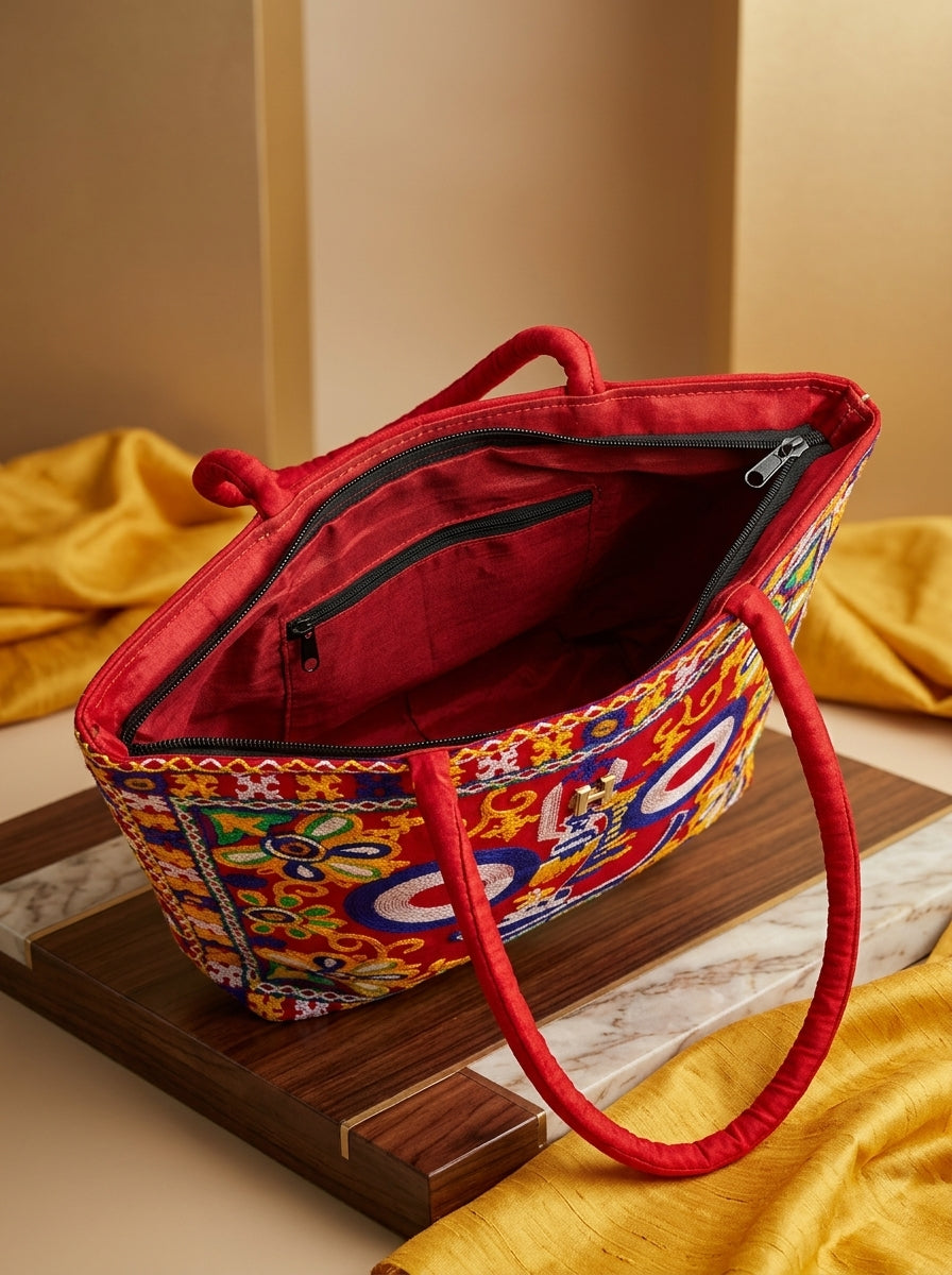 Rath Katha- Embroidered Tote Bag