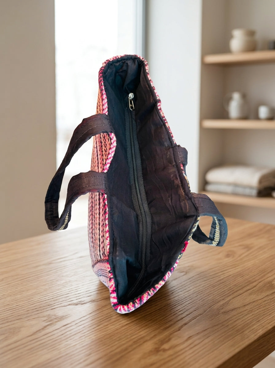 Crafted Canvas - Weaving Tote Bag