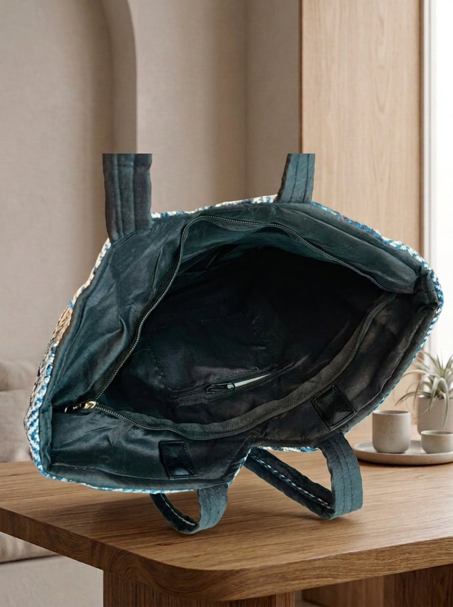 Woven Reverie – Handcrafted Tote Bag