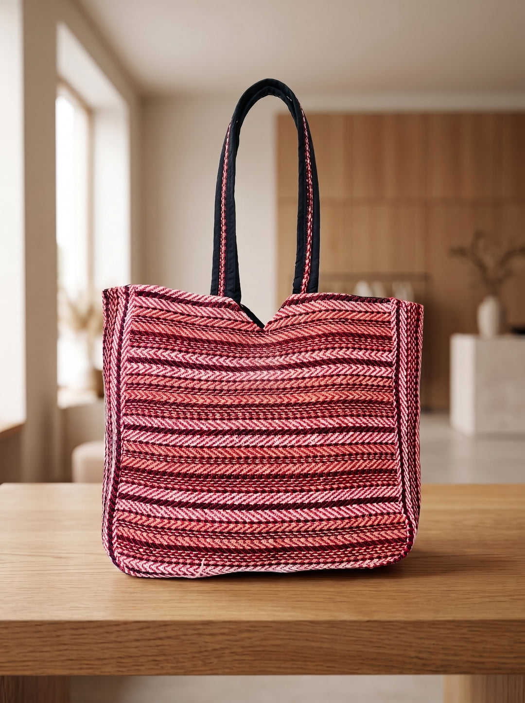 Rustic Meadow – Handcrafted Tote Bag