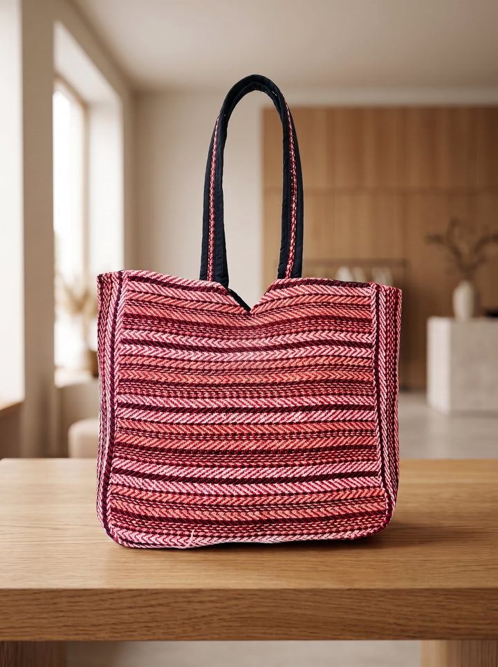 Rustic Meadow – Handcrafted Tote Bag