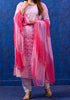 Innocent Pink Double shaded Schiffli Chikankari suit set