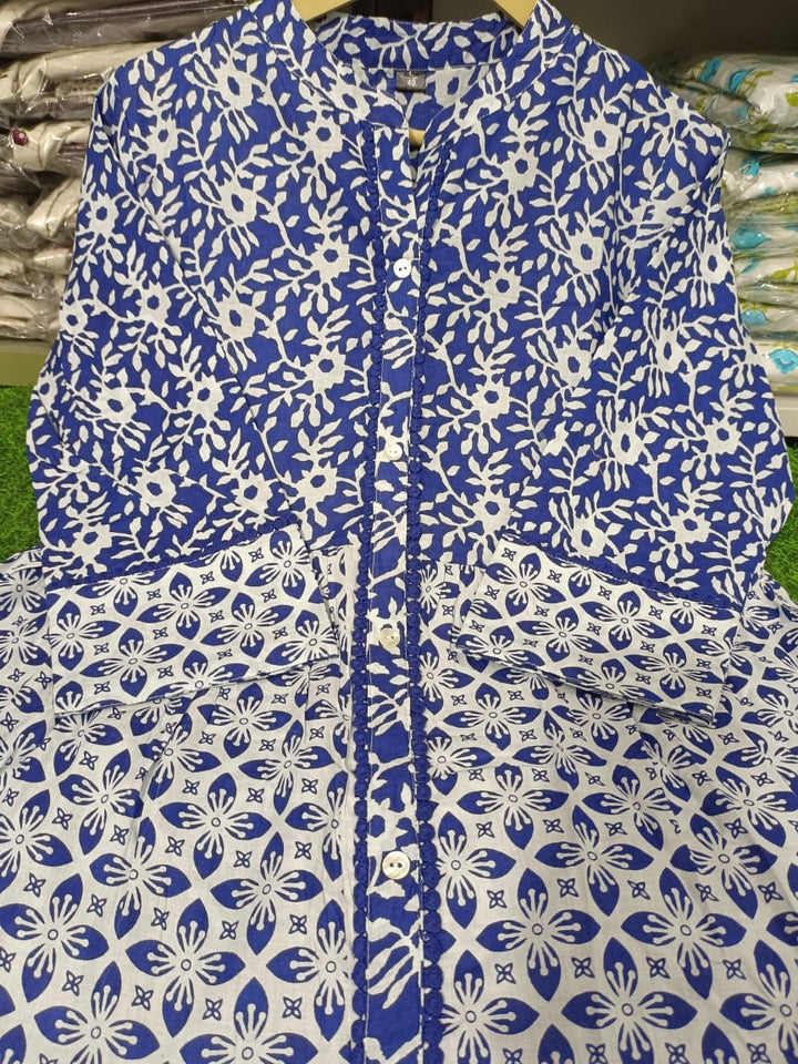 Daily Gaily Cotton Indigo Dress