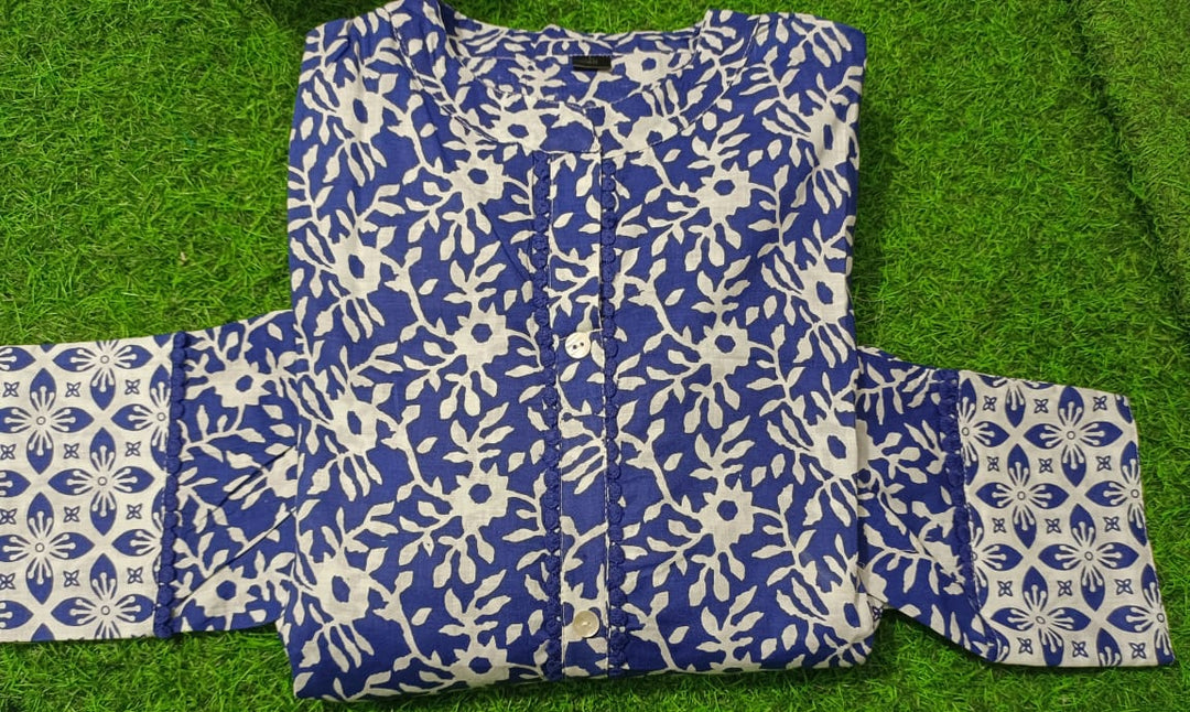 Daily Gaily Cotton Indigo Dress