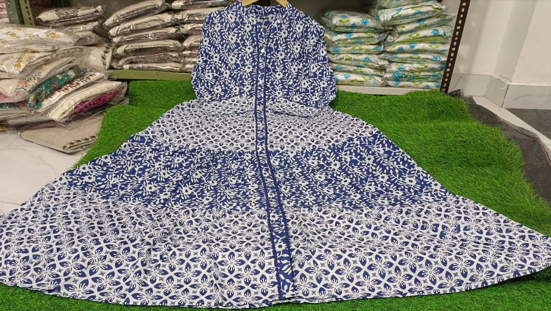 Daily Gaily Cotton Indigo Dress