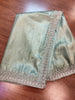 Mingle With Single Color Tissue Organza Saree(Powder Green)