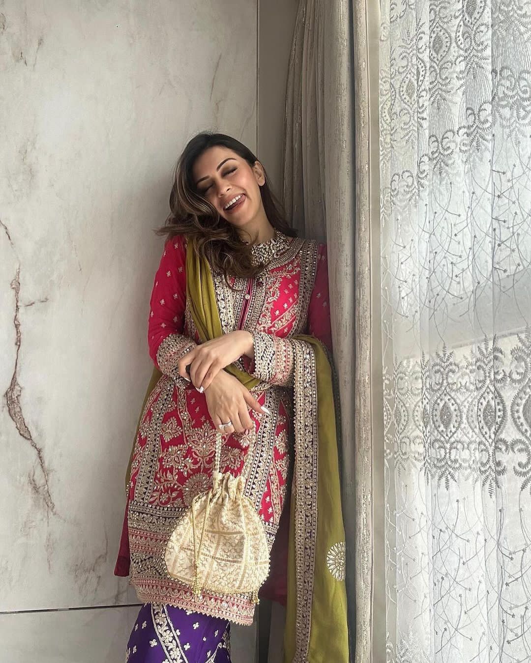 Falling In Love - Party Wear Suit Set(Pink Edition)