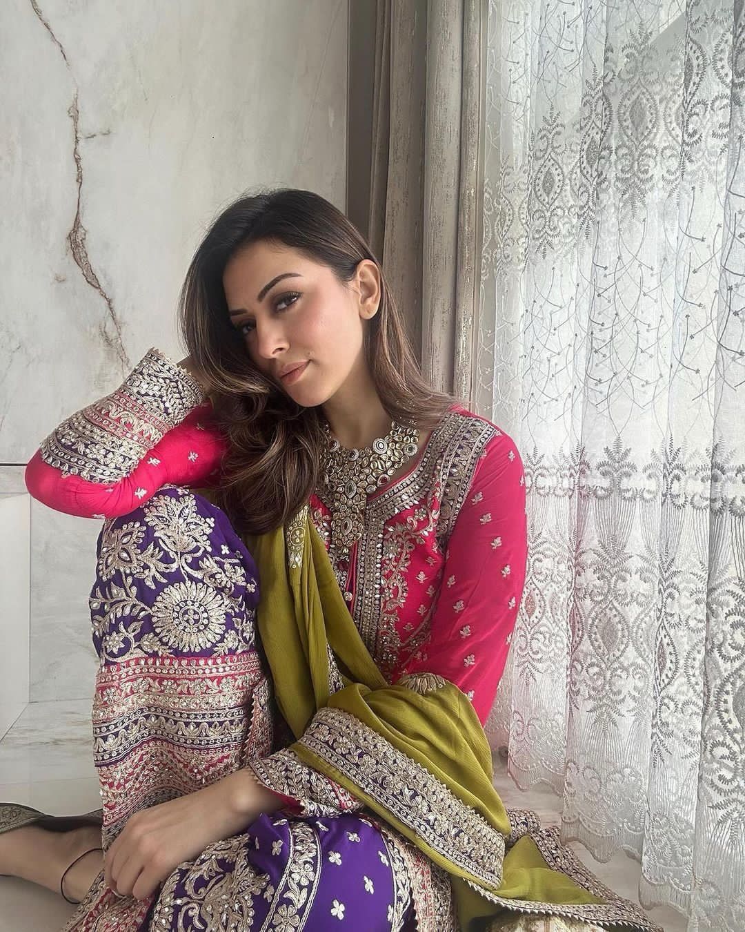 Falling In Love - Party Wear Suit Set(Pink Edition)