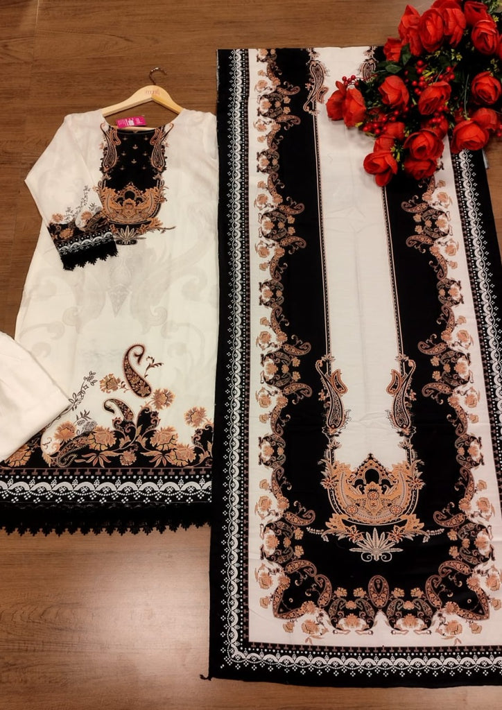 Make It Special - Pakistani Style Kurti Set (Ivory Color)