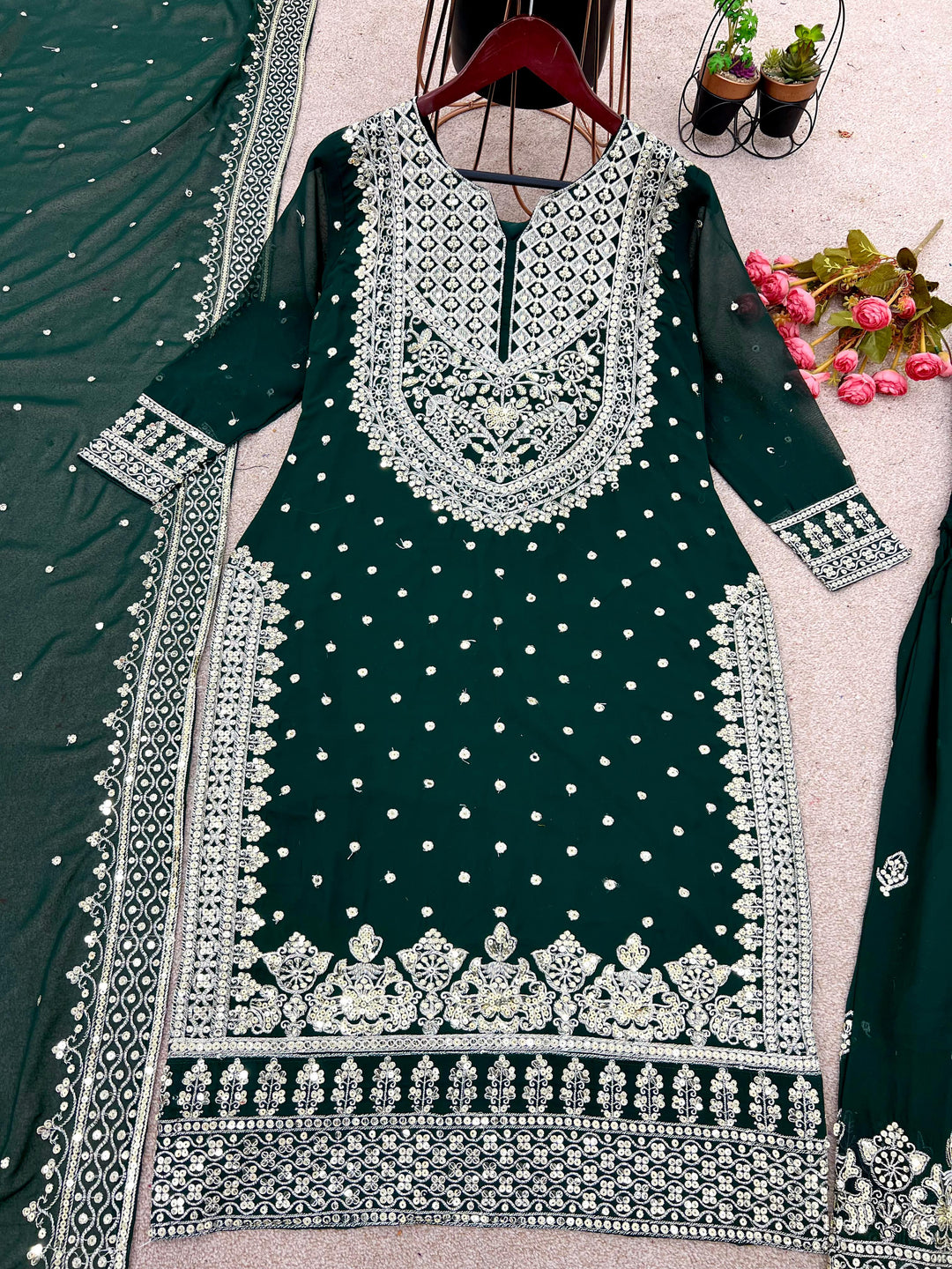 Happy Warbler- Gharara Kurti Set