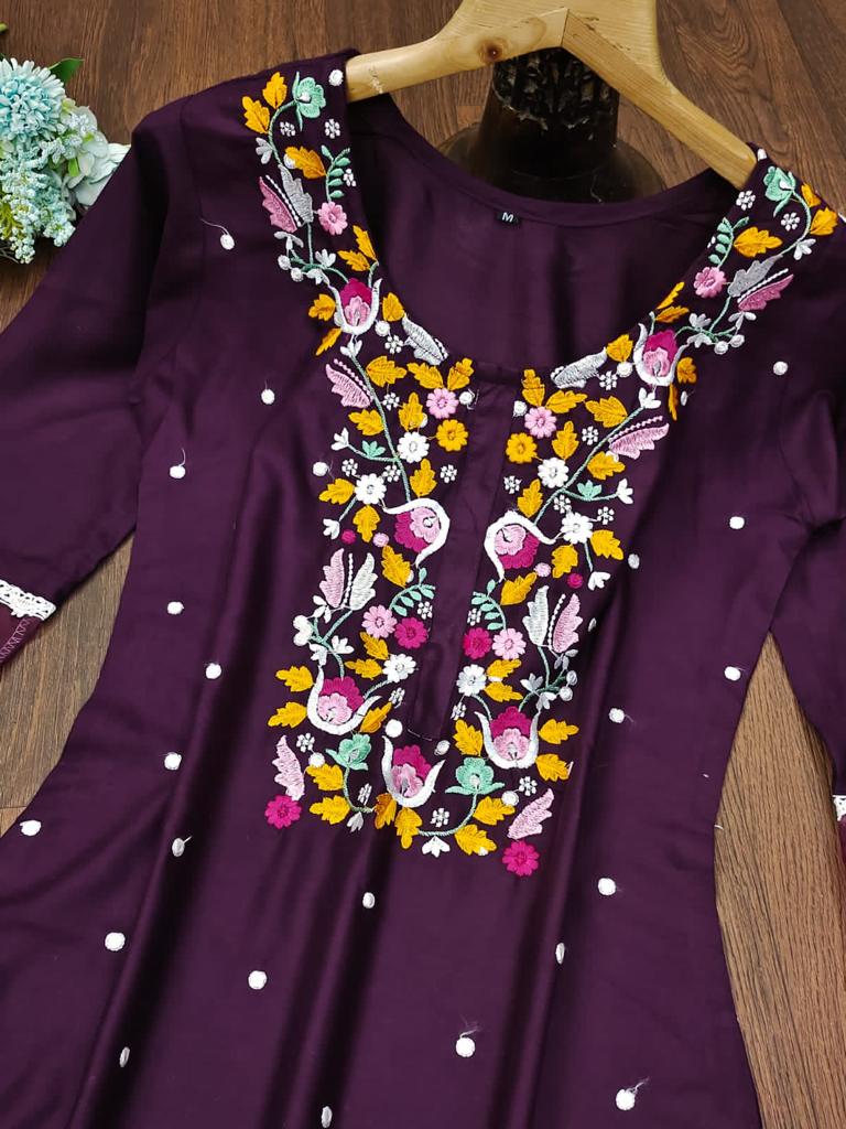 Desi Own Rayon Kurti Set