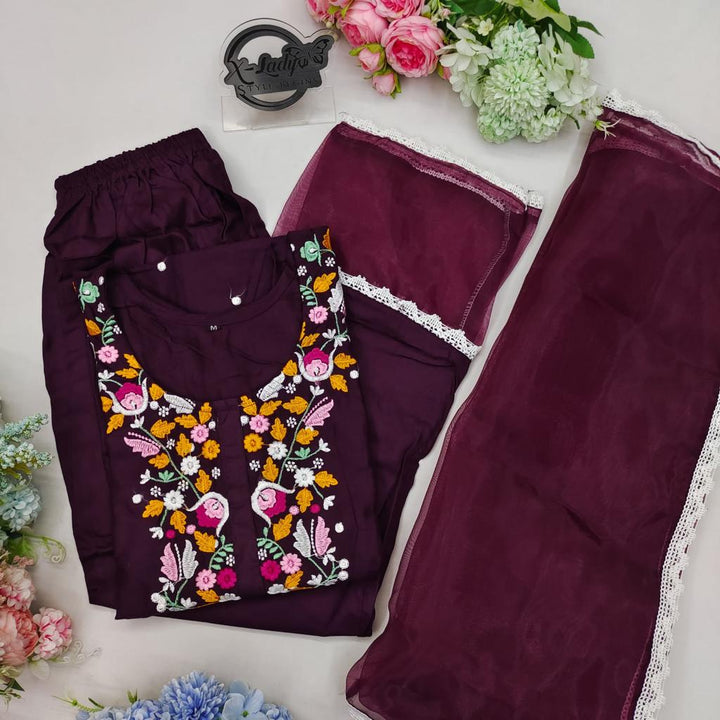 Desi Own Rayon Kurti Set