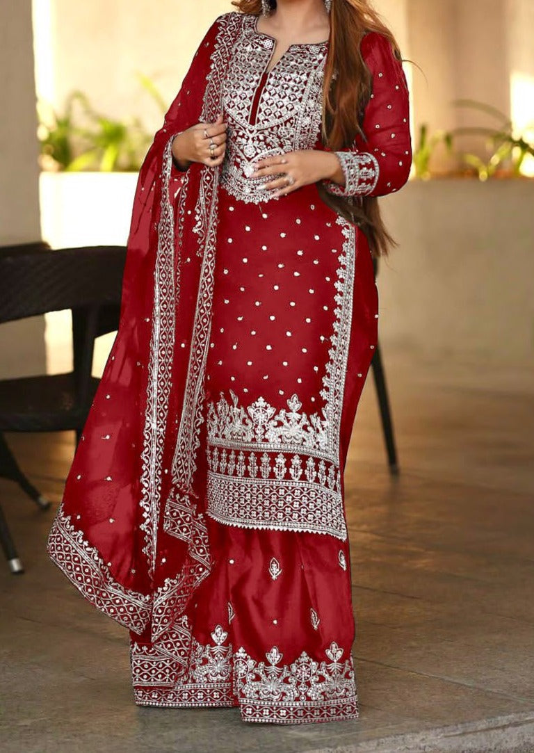 Happy Warbler- Gharara Kurti Set